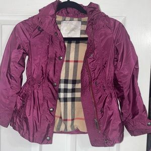 Burberry youth 6 rain jacket